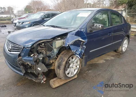 2010 Nissan Sentra 2.0S z USA, uszkodzony, nr VIN 3N1AB6AP5AL720656